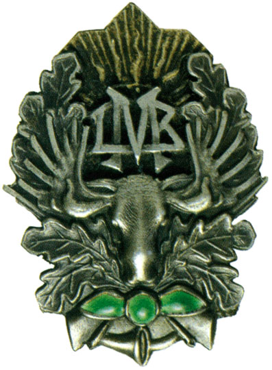 Знак Латвийского общества охотников