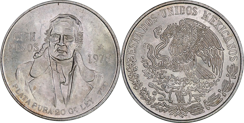 100 песо 1978