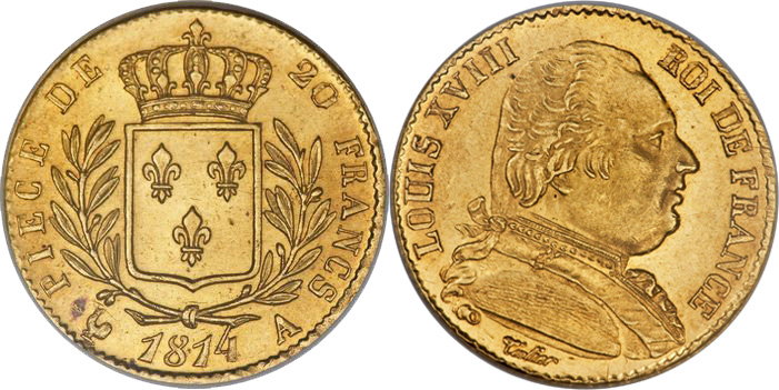 20 франков 1814