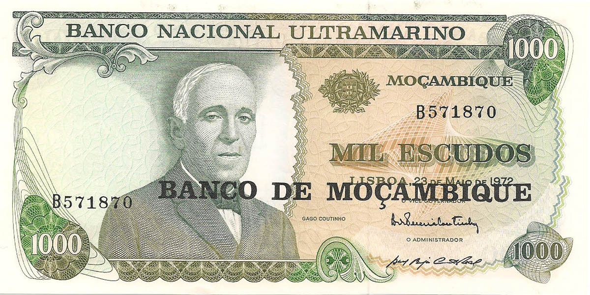 1000 эскудо, 1972 год