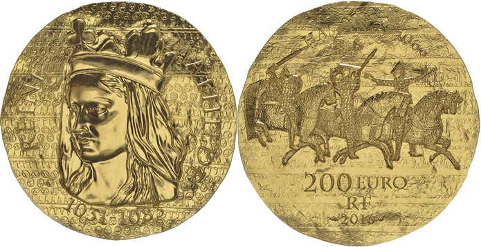 200 евро 2016, королева Матильда