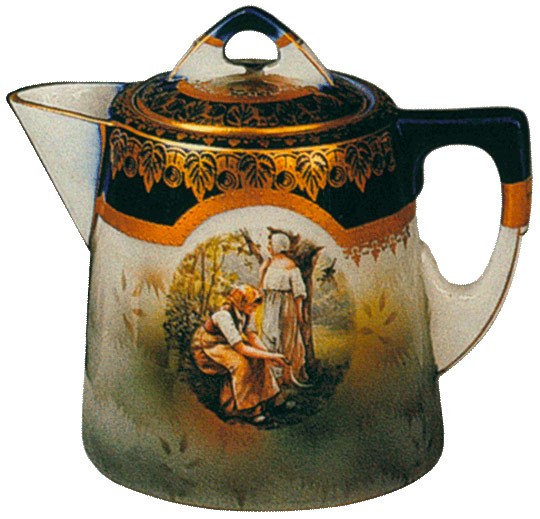 Сливочник с крышкой