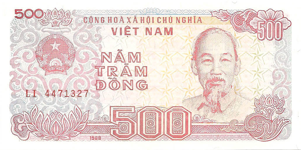 500 донг, 1988 год