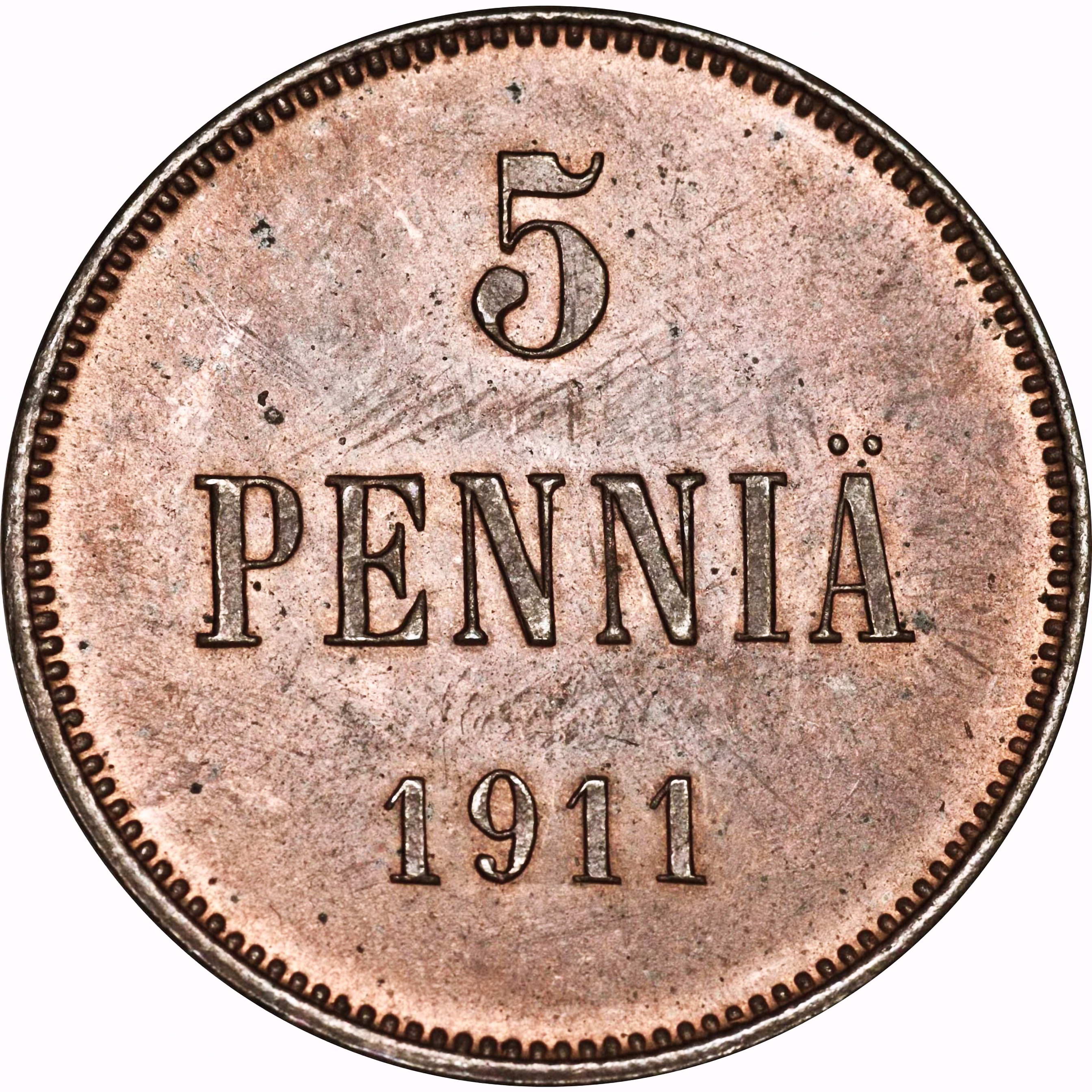 5 пенни 1911