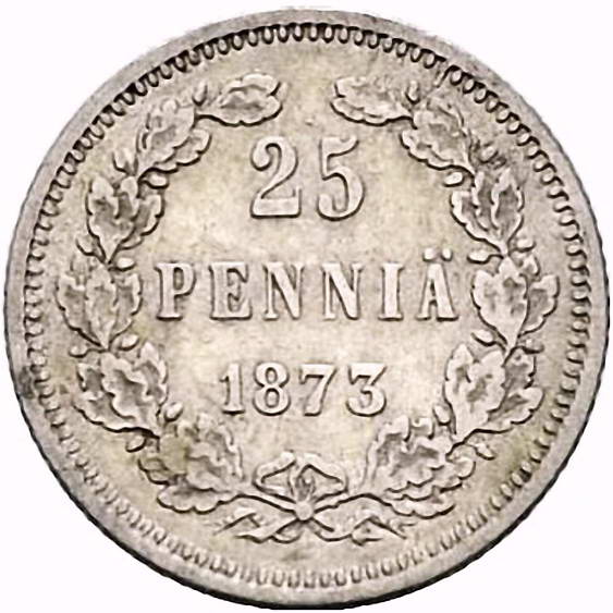 25 пенни 1873, S