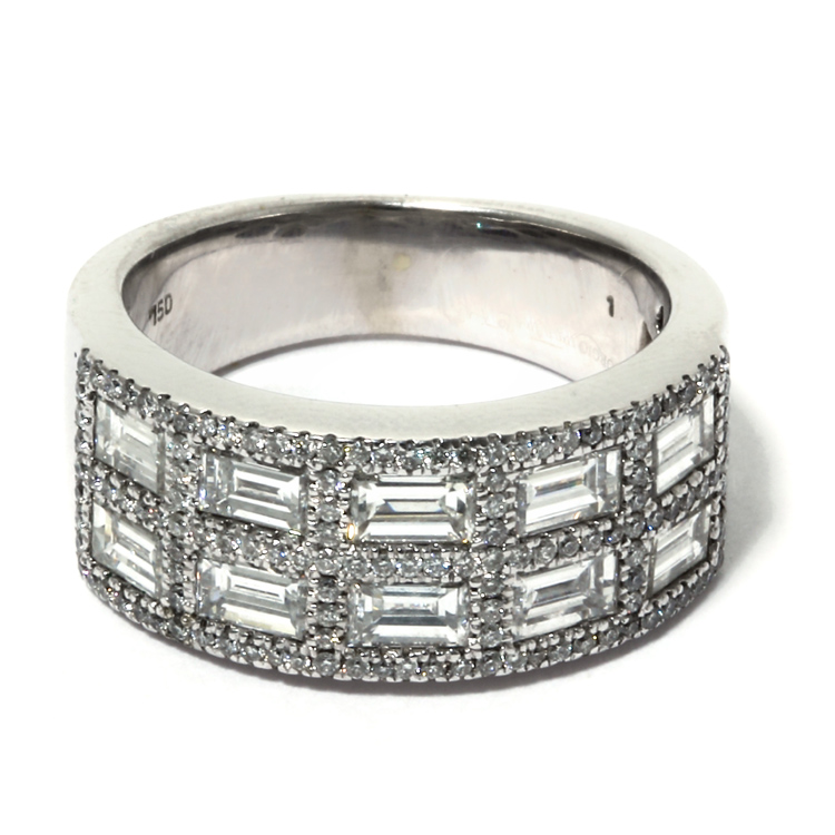Кольцо с бриллиантами Au